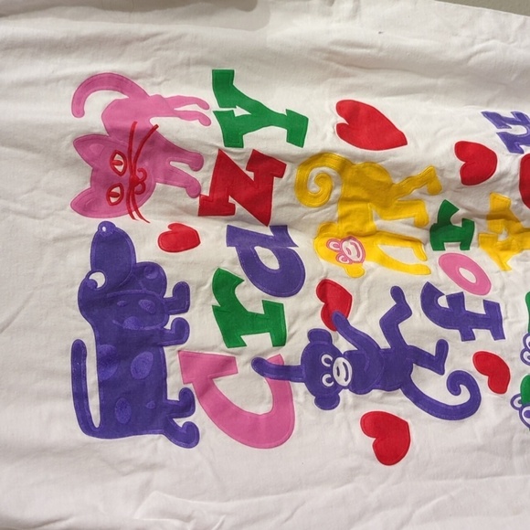 MCMXCV Heartland Apparel V-Day USA Crazy For You Cat Dog Frog Shirt Vtg y2k - Picture 2 of 9